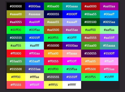 Broadarrow V1 colours